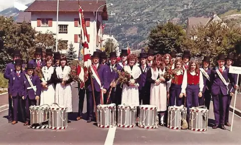 Eidgenössisches Tambouren- und Pfeiferfest in Visp 1974, Foto 3