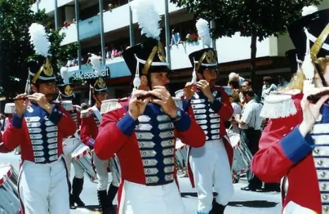 Eidgenössisches Tambouren- und Pfeiferfest in Naters 1990, Foto 3