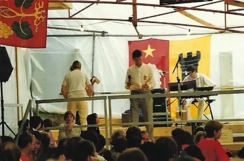 Oberwalliser Tambouren- und Pfeiferfest in Hohtenn 1996, Foto 1