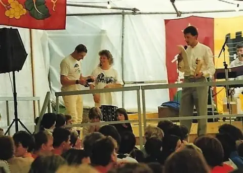Oberwalliser Tambouren- und Pfeiferfest in Hohtenn 1996, Foto 3