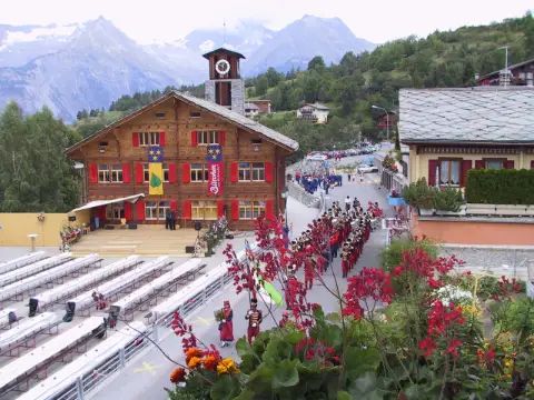 Bezirksfest in Bürchen 2002, Foto 2