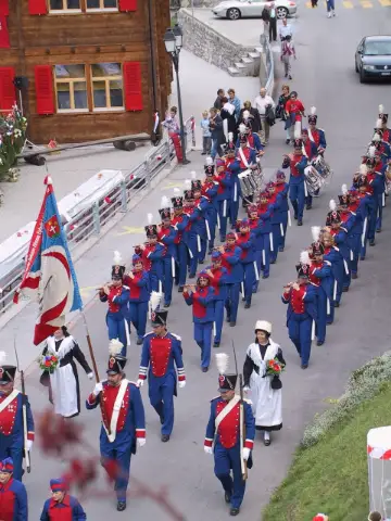 Bezirksfest in Bürchen 2002, Foto 4