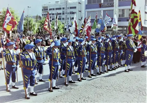 Eidgenössisches Tambouren- und Pfeiferfest in Siders 2002, Foto 2