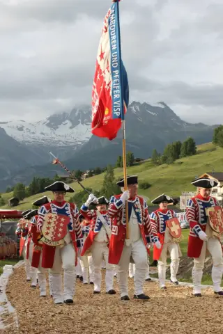 Oberwalliser Tambouren- und Pfeiferfest in Bürchen 2015, Freitag, Konzerte, Foto 9