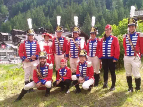Oberwalliser Tambouren- und Pfeiferfest in Saas-Grund 2016, Foto 5