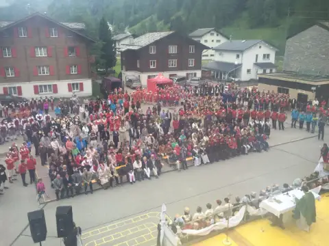 Oberwalliser Tambouren- und Pfeiferfest in Saas-Grund 2016, Foto 9