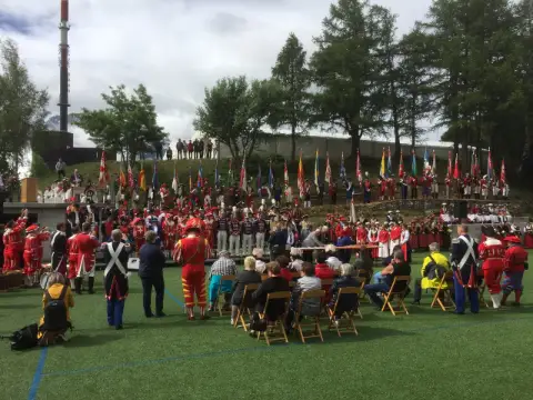 Oberwalliser Tambouren- und Pfeiferfest in Guttet 2017, Foto 1