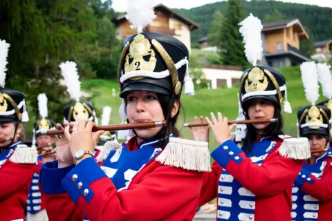 Oberwalliser Tambouren- und Pfeiferfest in Stalden 2022, Foto 25
