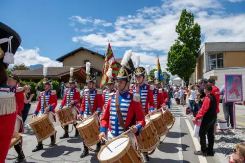 Eidgenössisches Tambouren- und Pfeiferfest in Savièse 2023, Foto 6
