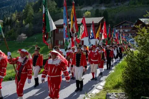 Neuinstrumentierung und Fahnenweihe in Zeneggen 2023, Foto 3