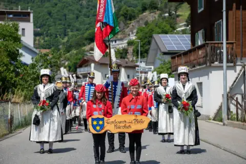 Oberwalliser Tambouren- und Pfeiferfest in Naters 2023, Foto 17