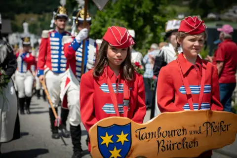 Oberwalliser Tambouren- und Pfeiferfest in Naters 2023, Foto 19