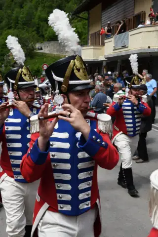 Oberwalliser Tambouren- und Pfeiferfest in Eisten 2024, Foto 13